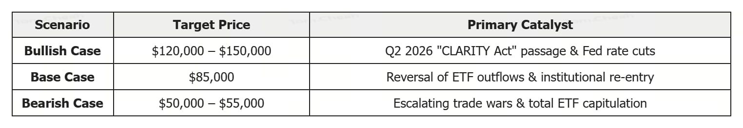 比特币2026年价格展望:牛方力守 66,000 美元,Strategy支撑位坚守_wishdown.com 比特币2026年价格展望:牛方力守 66,000 美元,Strategy支撑位坚守_wishdown.com
