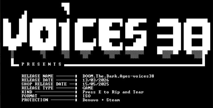 voice38用传统方式攻破《毁灭战士:黑暗时代》D加密_wishdown.com voice38用传统方式攻破《毁灭战士:黑暗时代》D加密_wishdown.com