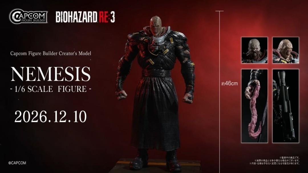 卡普空推出《生化危机3:重制版》追踪者高端雕像_wishdown.com 卡普空推出《生化危机3:重制版》追踪者高端雕像_wishdown.com