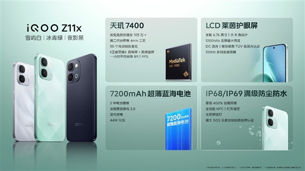 iQOO Z11x发布:LCD党的护眼神机 1499元起_wishdown.com iQOO Z11x发布:LCD党的护眼神机 1499元起_wishdown.com