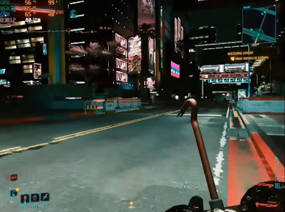 ���ʹ��1GB�Դ��Կ��桶�������2077�� ������40֡��