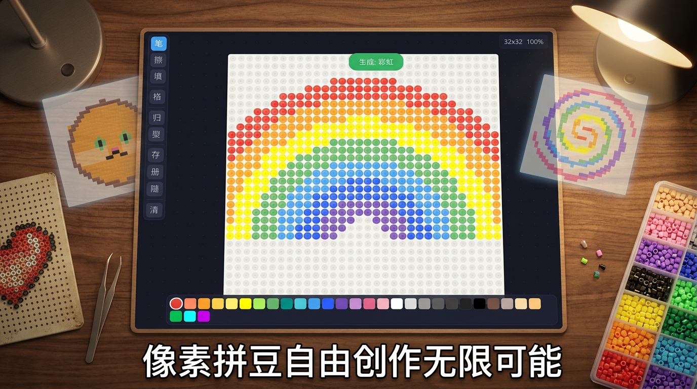 我爱拼豆豆好玩吗 我爱拼豆豆玩法简介_wishdown.com 我爱拼豆豆好玩吗 我爱拼豆豆玩法简介_wishdown.com