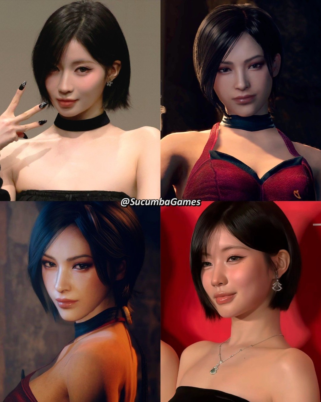 韩国女团成员撞脸《生化危机》艾达王 玩家大呼太像了_wishdown.com 韩国女团成员撞脸《生化危机》艾达王 玩家大呼太像了_wishdown.com