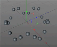 C4D��ô�������ɵ�������СԲ�򶯻�