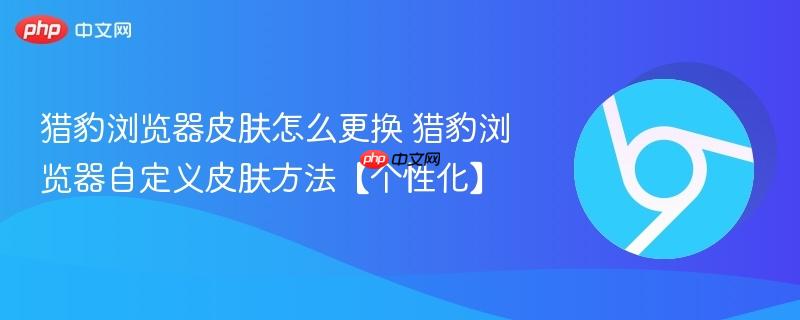 猎豹浏览器皮肤怎么更换_wishdown.com 猎豹浏览器皮肤更换示意图
