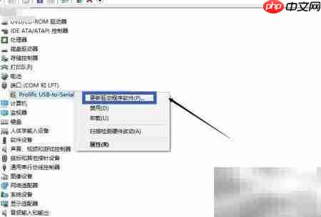 Win10_wishdown.com Win10 Prolific串口驱动安装