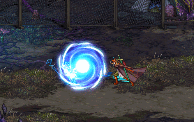 DNF次元对决初级魔导师莎兰怎么玩_DNF次元对决初级魔导师莎兰玩法攻略_wishdown.com 莎兰初始技能四演示