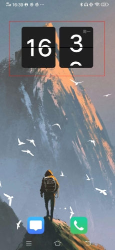 极简时钟app怎么设置小组件-小组件设置方法_wishdown.com 极简时钟app小组件设置方法