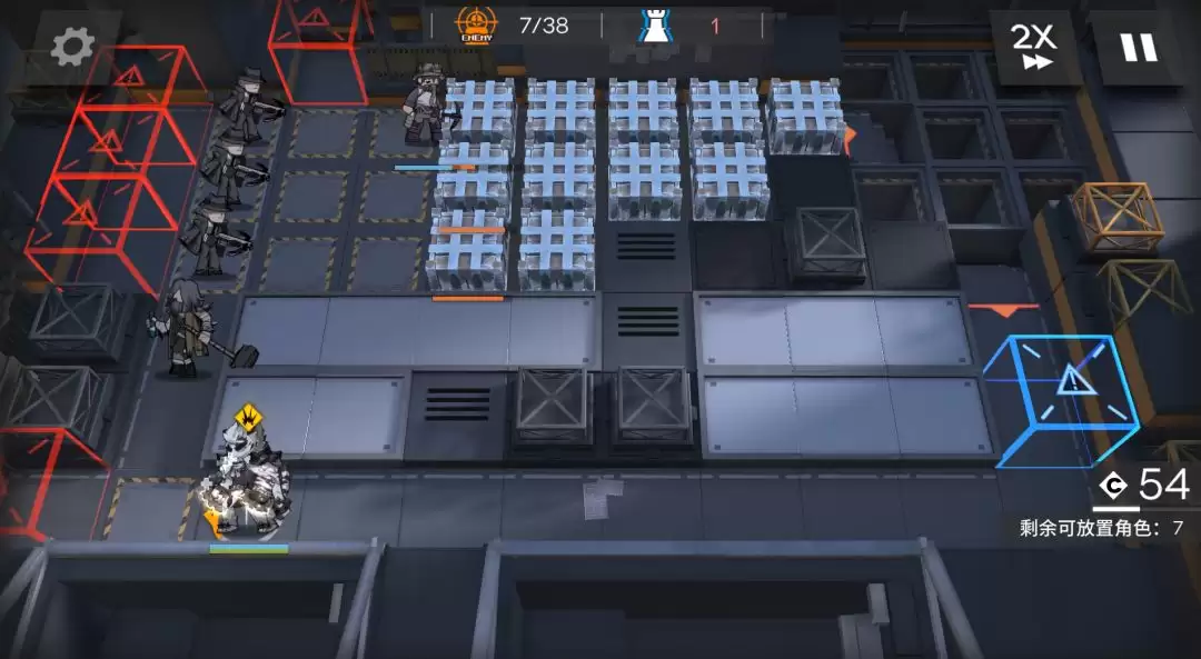 《明日方舟》十字路口CG-1到CG-8突袭少人摆完挂机攻略_wishdown.com CG-3实战效果图