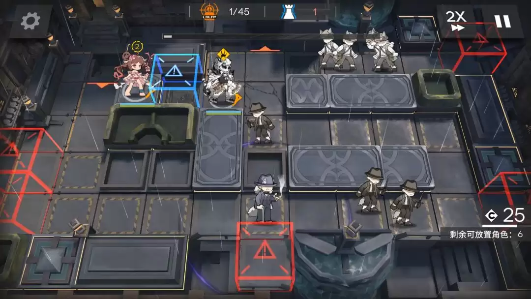 《明日方舟》十字路口CG-1到CG-8突袭少人摆完挂机攻略_wishdown.com CG-2实战效果图