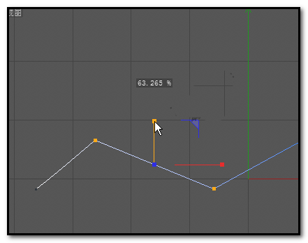 C4D贝塞尔曲线的两点怎么放到同一水平直线上_wishdown.com C4D贝塞尔曲线的两点怎么放到同一水平直线上_wishdown.com