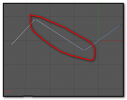 C4D贝塞尔曲线的两点怎么放到同一水平直线上_wishdown.com C4D贝塞尔曲线的两点怎么放到同一水平直线上_wishdown.com