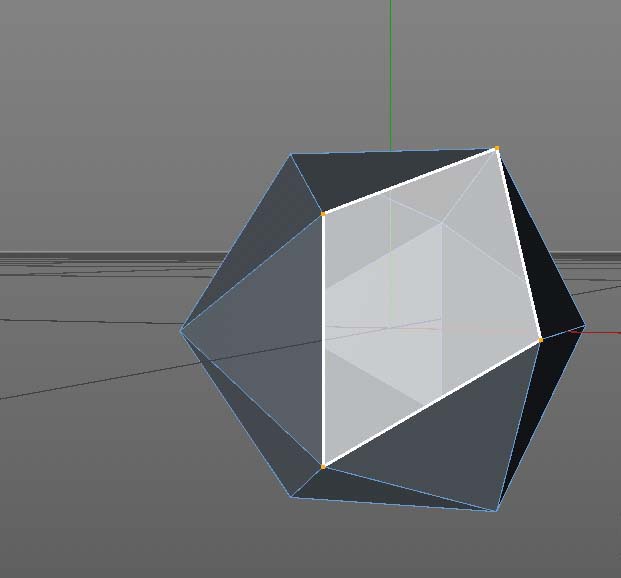 C4D宝石模型怎么使用封闭多边形孔洞工具填补孔洞_wishdown.com C4D宝石模型怎么使用封闭多边形孔洞工具填补孔洞_wishdown.com