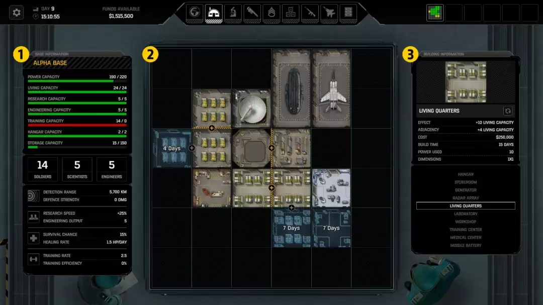 《异种航员2》基础管理介绍_wishdown.com 《异种航员2》基础管理介绍