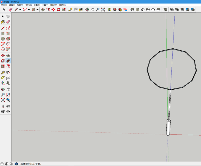 sketchup怎么创建一个羽毛球拍的模型_wishdown.com sketchup怎么创建一个羽毛球拍的模型_wishdown.com
