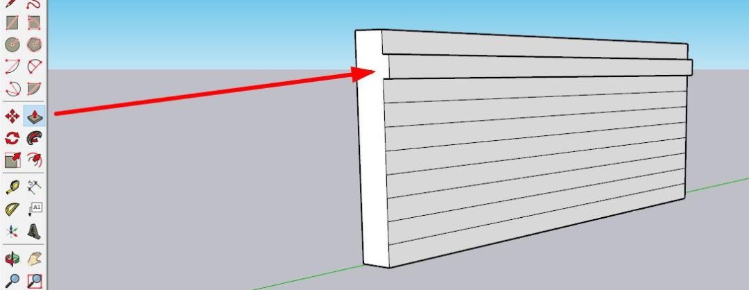 sketchup墙面怎么添加凸出的条文装饰_wishdown.com sketchup墙面怎么添加凸出的条文装饰_wishdown.com