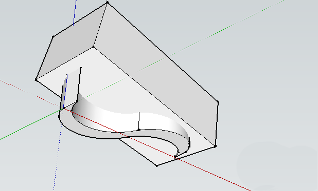 SketchUp怎么绘制曲线坡道_wishdown.com SketchUp怎么绘制曲线坡道_wishdown.com