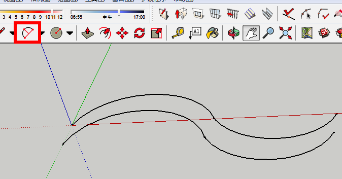 SketchUp怎么绘制曲线坡道_wishdown.com SketchUp怎么绘制曲线坡道_wishdown.com