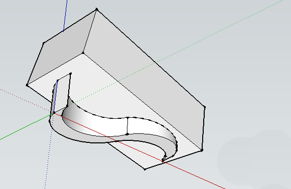 SketchUp怎么绘制曲线坡道_wishdown.com SketchUp怎么绘制曲线坡道_wishdown.com