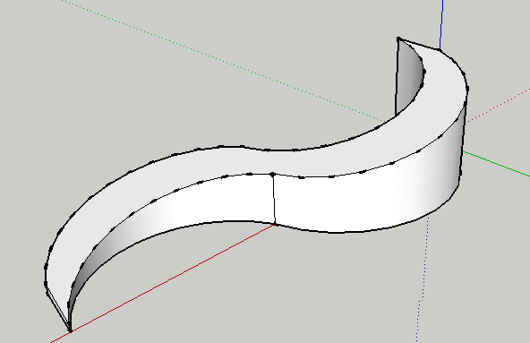 SketchUp怎么绘制曲线坡道_wishdown.com SketchUp怎么绘制曲线坡道_wishdown.com