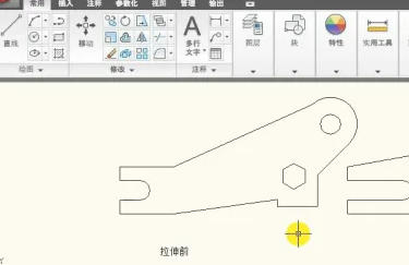 autoCAD2010怎么拉伸对象_wishdown.com autoCAD2010怎么拉伸对象_wishdown.com