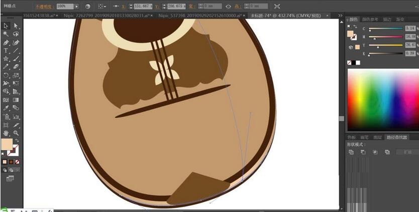 ai如何绘制曼陀铃乐器_wishdown.com ai如何绘制曼陀铃乐器_wishdown.com