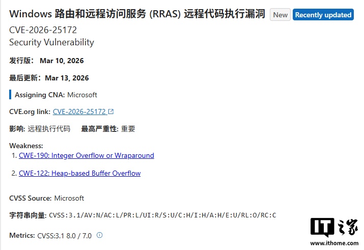 ΢���������� Win11 �Ȳ������£��޸� RRAS Զ�̴���ִ��©��