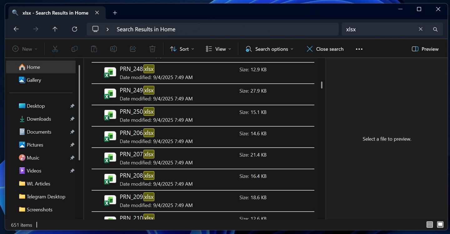 微软暗中发力:Win11 三月更新改善文件管理器全盘搜索可靠性_wishdown.com 对比展示文件管理器搜索性能改进