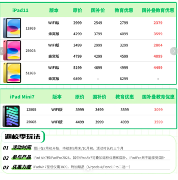 苹果返校季2025什么时候开始和结束 苹果返校季和国补能叠加吗_wishdown.com 苹果返校季2025什么时候开始和结束 苹果返校季和国补能叠加吗_wishdown.com