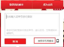 顺丰快递单号如何在官网查询_wishdown.com 顺丰单号查询方式选择示意图