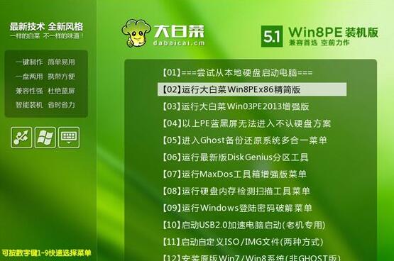 大白菜超级u盘启动制作工具如何安装系统_wishdown.com 大白菜超级u盘启动制作工具如何安装系统_wishdown.com