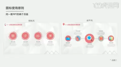 PPT如何让图标统一风格-PPT矢量图标配色与缩放同步方法_wishdown.com PPT如何让图标统一风格-PPT矢量图标配色与缩放同步方法_wishdown.com