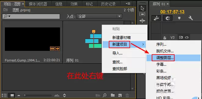 premiere��ô����Ƶ���ӱ佹ת��Ч��
