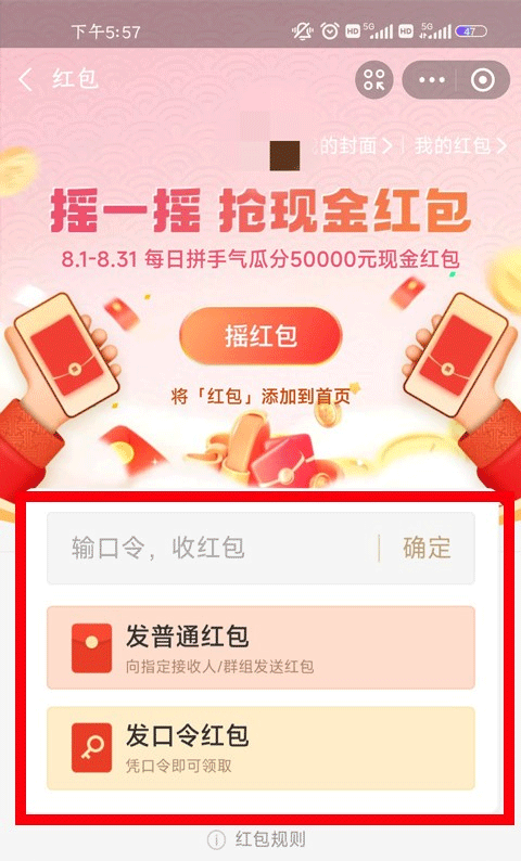 支付宝领取口令红包教程_wishdown.com 输入支付宝口令红包的口令界面