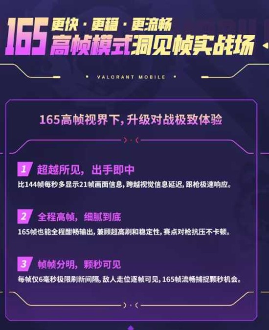 无畏契约手游165高帧模式来袭_wishdown.com 无畏契约手游165高帧模式来袭_wishdown.com