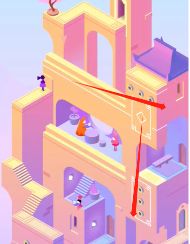 纪念碑谷3第二关详细通关攻略与解谜步骤_wishdown.com 纪念碑谷3第二关详细通关攻略与解谜步骤_wishdown.com