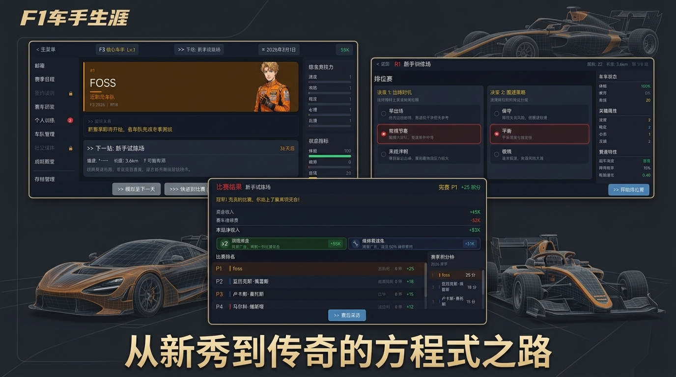 F1车手生涯好玩吗 F1车手生涯玩法简介_wishdown.com F1车手生涯好玩吗 F1车手生涯玩法简介_wishdown.com