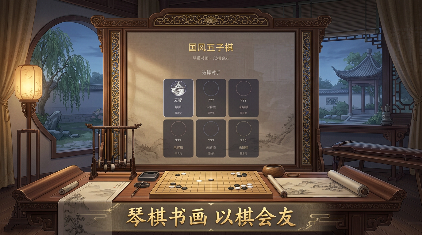 国风五子棋好玩吗 国风五子棋玩法简介_wishdown.com 国风五子棋好玩吗 国风五子棋玩法简介_wishdown.com