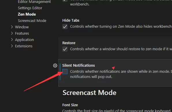 Visual Studio Code无声通知怎么设置-无声通知的设置方法_wishdown.com Visual Studio Code无声通知怎么设置