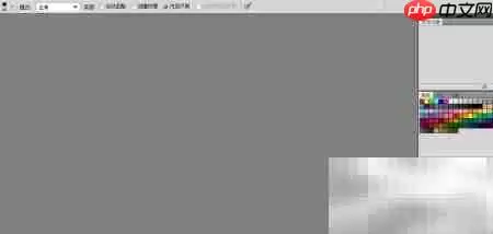 Photoshop新建文件教程_wishdown.com Photoshop CS5 初始操作界面