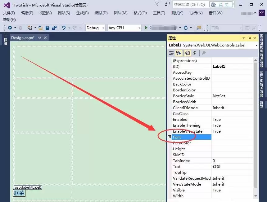 VisualStudio怎么设置控件文本字体格式-设置控件文本字体格式的详细步骤分享_wishdown.com VisualStudio怎么设置控件文本字体格式
