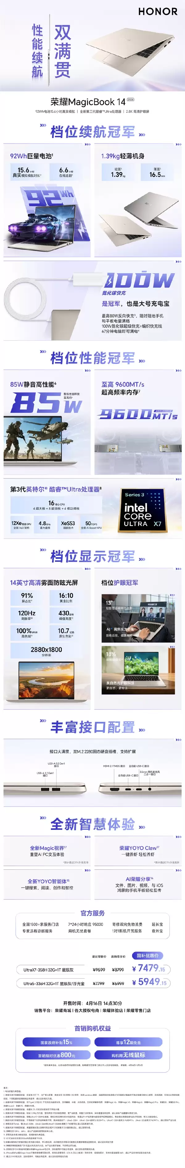 һͼ������ҫMagicBook 14��92Wh������ ��80W���ֻ����