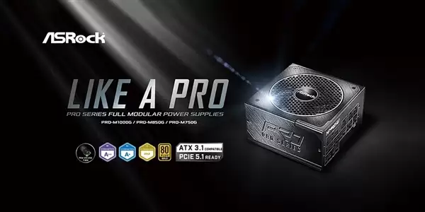 ���淢��ȫ��PROϵ��ȫģ���Դ�����1000W���� ����ATX 3.1��PCIe 5.1��׼
