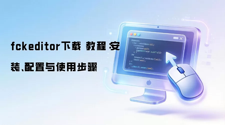 fckeditor���� �̳̣���װ��������ʹ�ò���