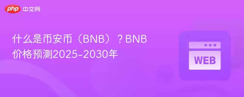 ʲô�ǱҰ��ң�BNB����BNB�۸�Ԥ��2025-2030��