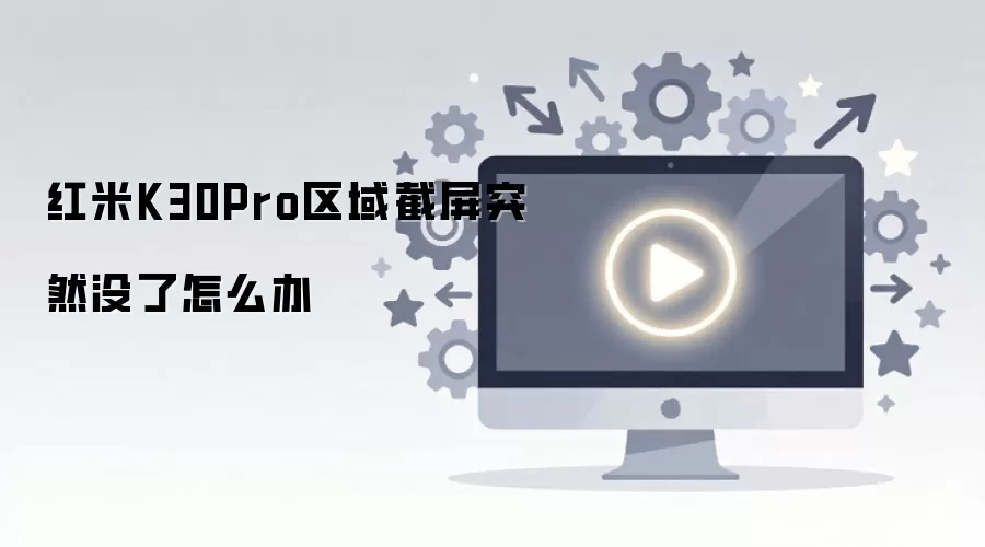 ����K30Pro�������ͻȻû����ô��
