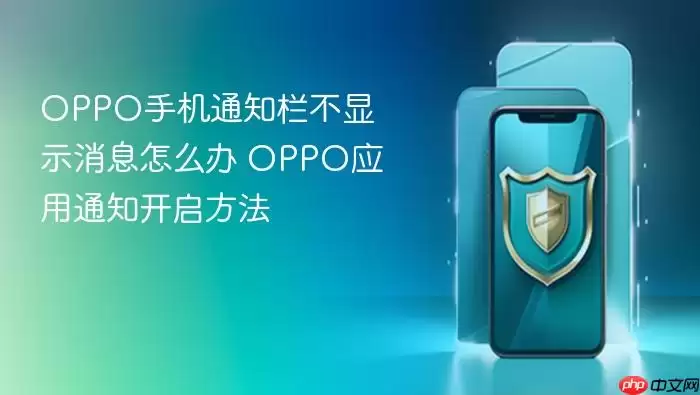 OPPO手机通知栏不显示消息怎么办 OPPO应用通知开启方法_wishdown.com OPPO手机通知栏不显示消息怎么办 OPPO应用通知开启方法