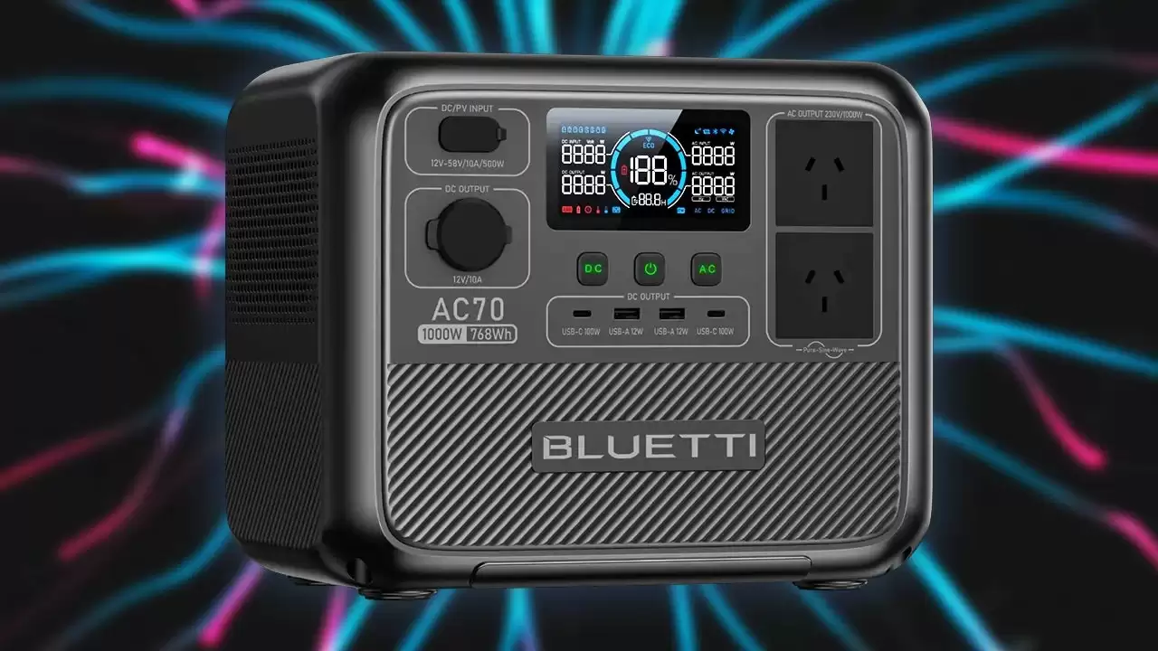 �߷ֺ����� Bluetti AC70 768Wh 1,000W ��������ƶ���Դ���� 35%