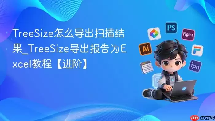 TreeSizeɨ��������Excel��ϸͼ�Ľ̳�