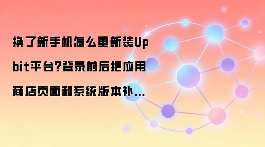 Upbit�����ֻ���װ�̳̣�Ӧ���̵�������ϵͳ�汾�����Լ��ָ��